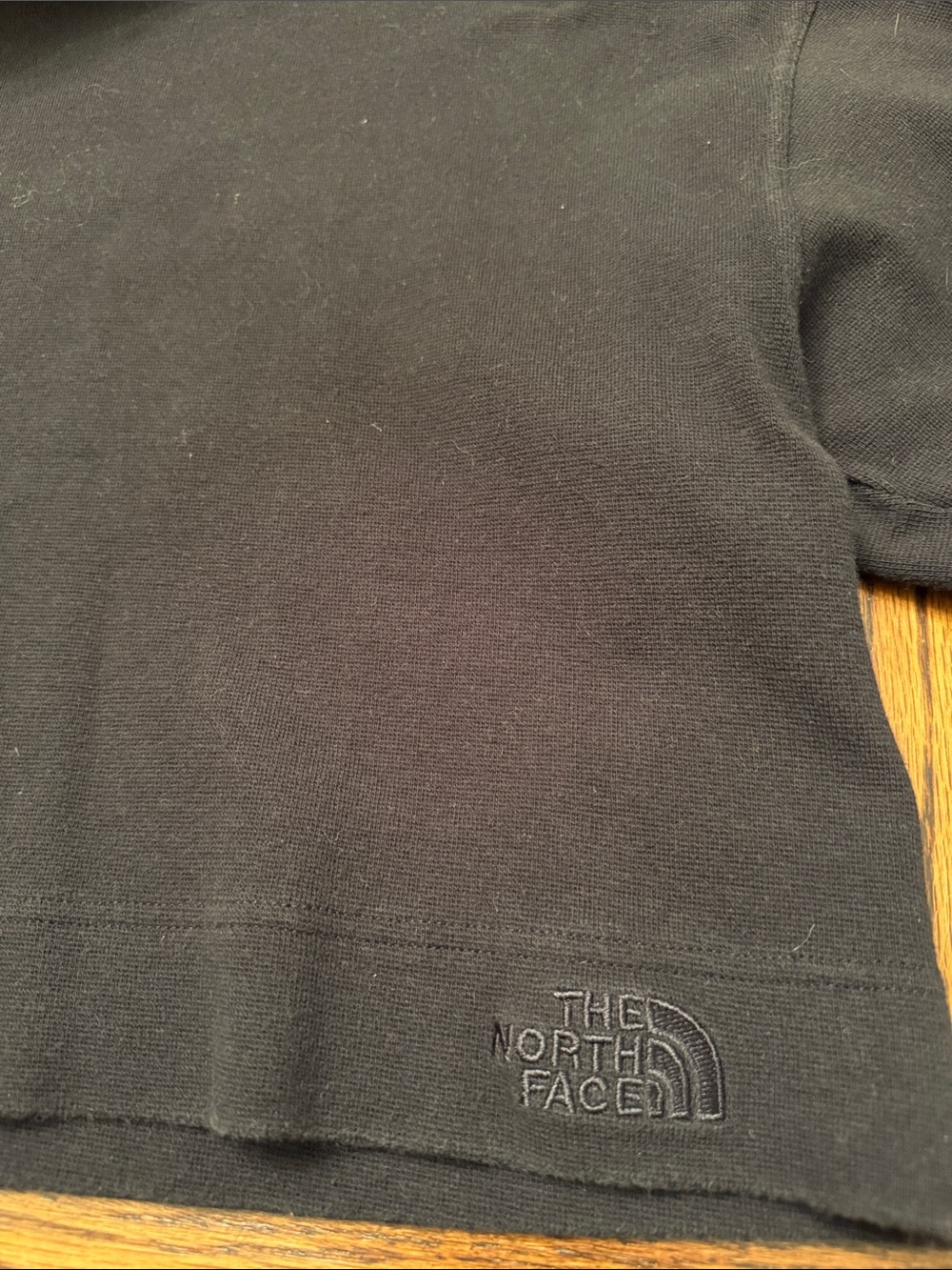 The North Face Boxy Cropped Funnel Neck Sweatshirt Oversized Black M - Picture 3 of 8